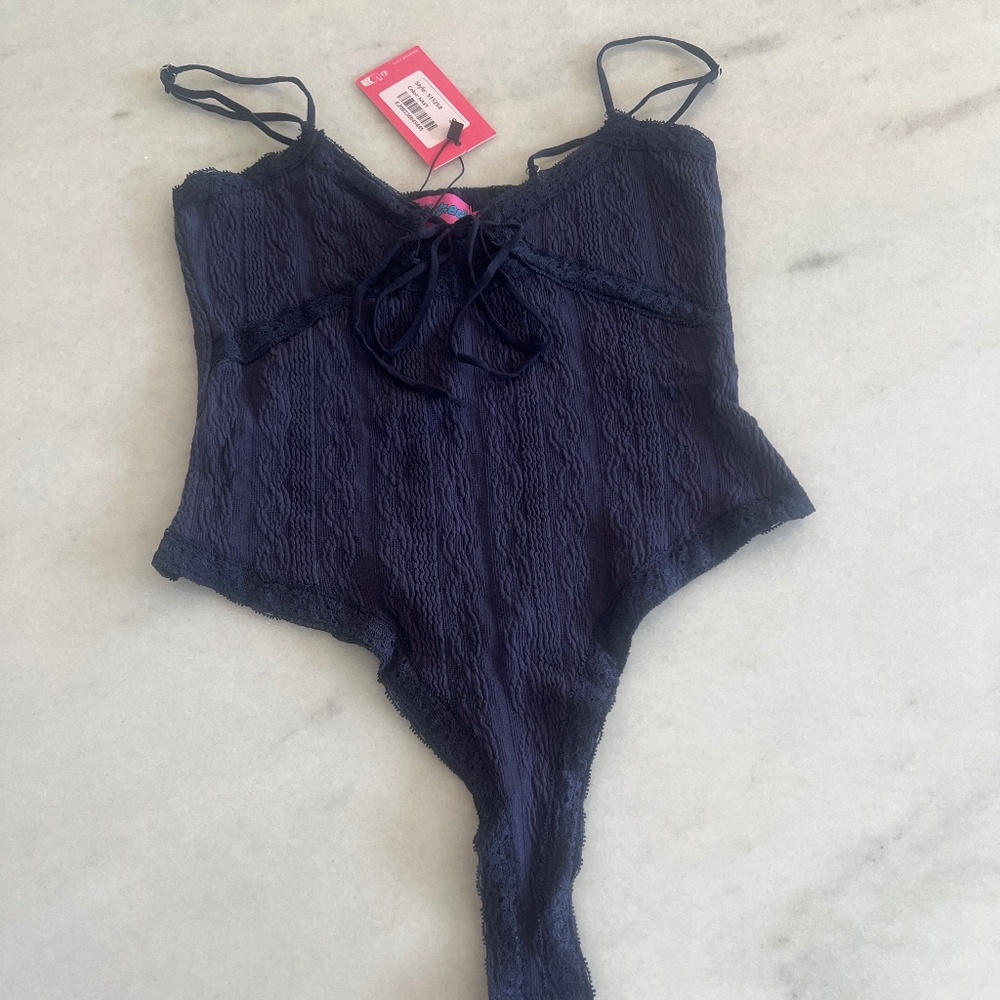 Edikted Navy Blue Bodysuit - S